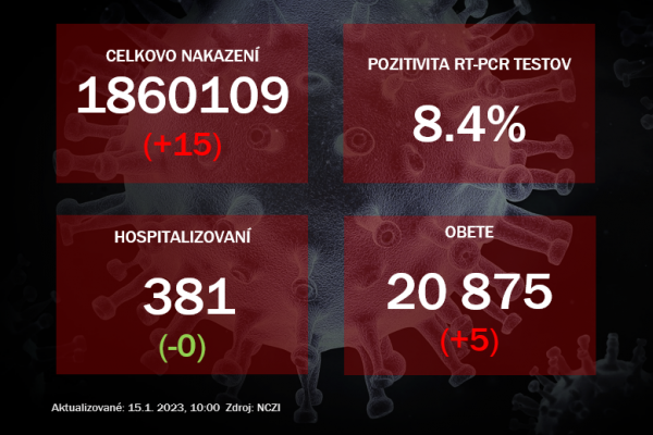 Koronavírus ONLINE: V sobotu pribudlo päť úmrtí